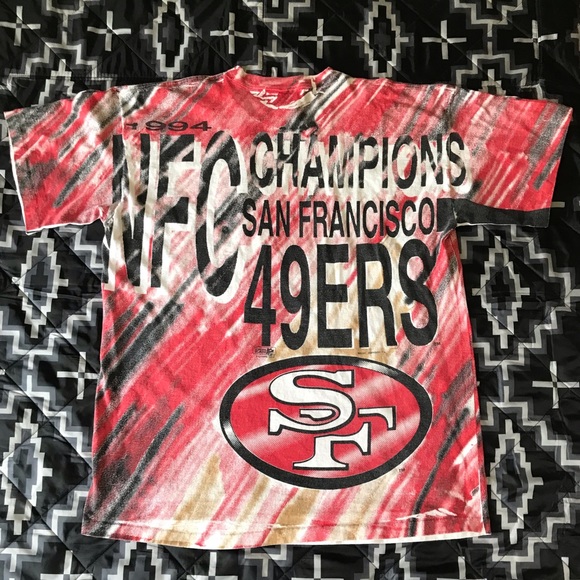 Vintage 49ers Magic Johnson T's shirt - Picture 6 of 8